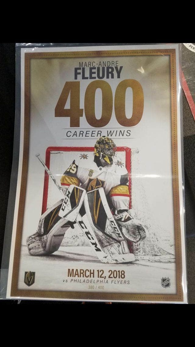 Vegas Golden Knights on X: This limited edition Marc-Andre Fleury