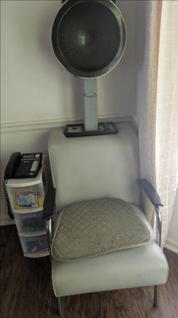 Chair hair dryer