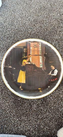 Roman Rockwell Collector plate