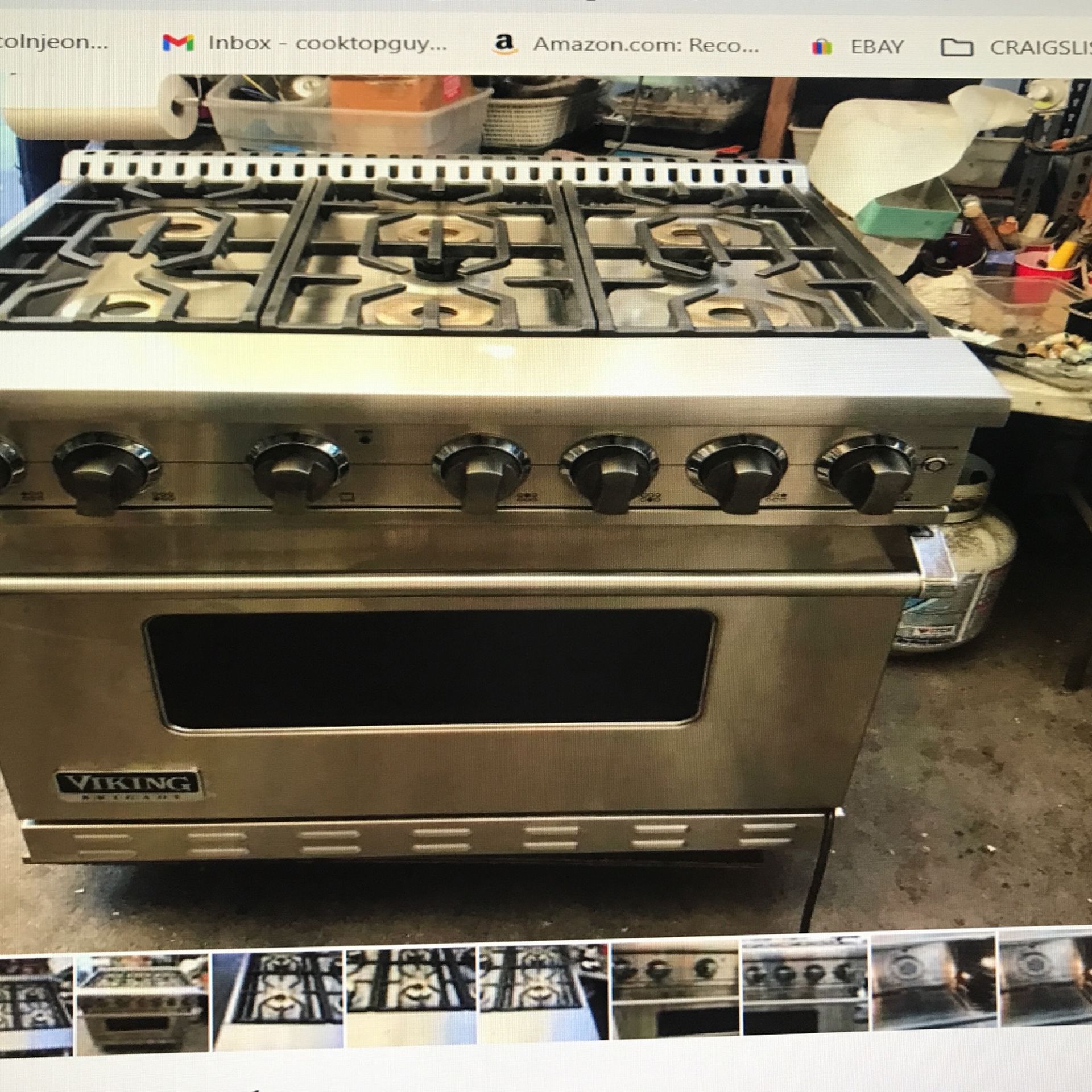 36” Viking Stainless Range Stove , Series 7