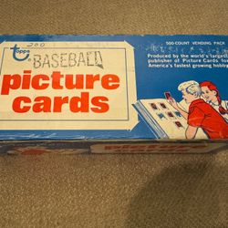1985 Topps Baseball Vending Box -Unopened