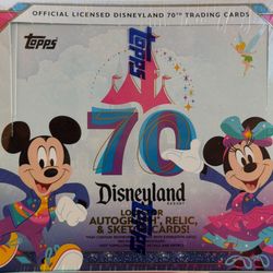 Disney 70th Topps Box of 10 sealed.