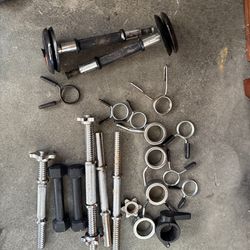 Weights dumbbells, Olympic clamps
