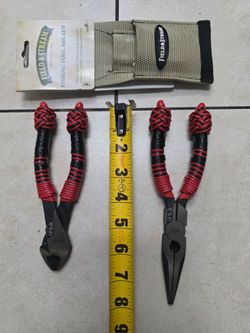 Milwaukee Fishing Pliers Set MT507 Diagonal MT505 Long Nose W/sheath