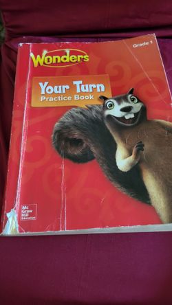 Wonders Your Turn Practice Book Grade 1 McGraw Hill Workbook Used