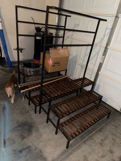 Two Big Plant Stands