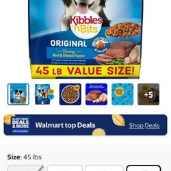 45lb Bag Of Kibbles N Bits Original