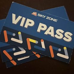 (10) skyzone jump passes (no exp date) 