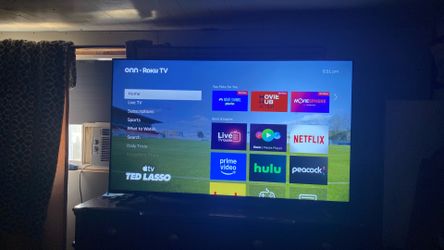65 in  TV  with remote