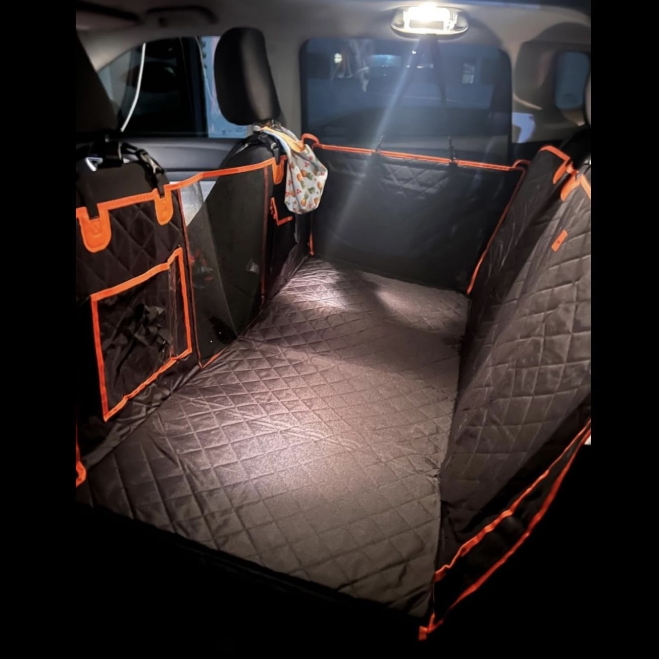 Rear Seat Cover For Dogs, Solid Panels