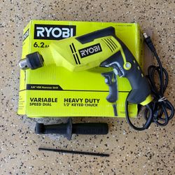 RYOBI 6.2 Amp Corded 5/8 in. Variable Speed Hammer Drill