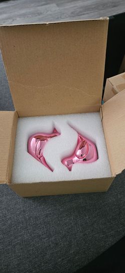 Pink Bird Statue