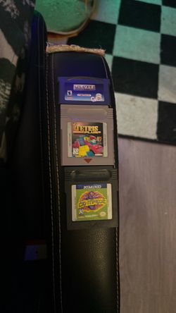 Some old game boy advanced and og  gamboy games