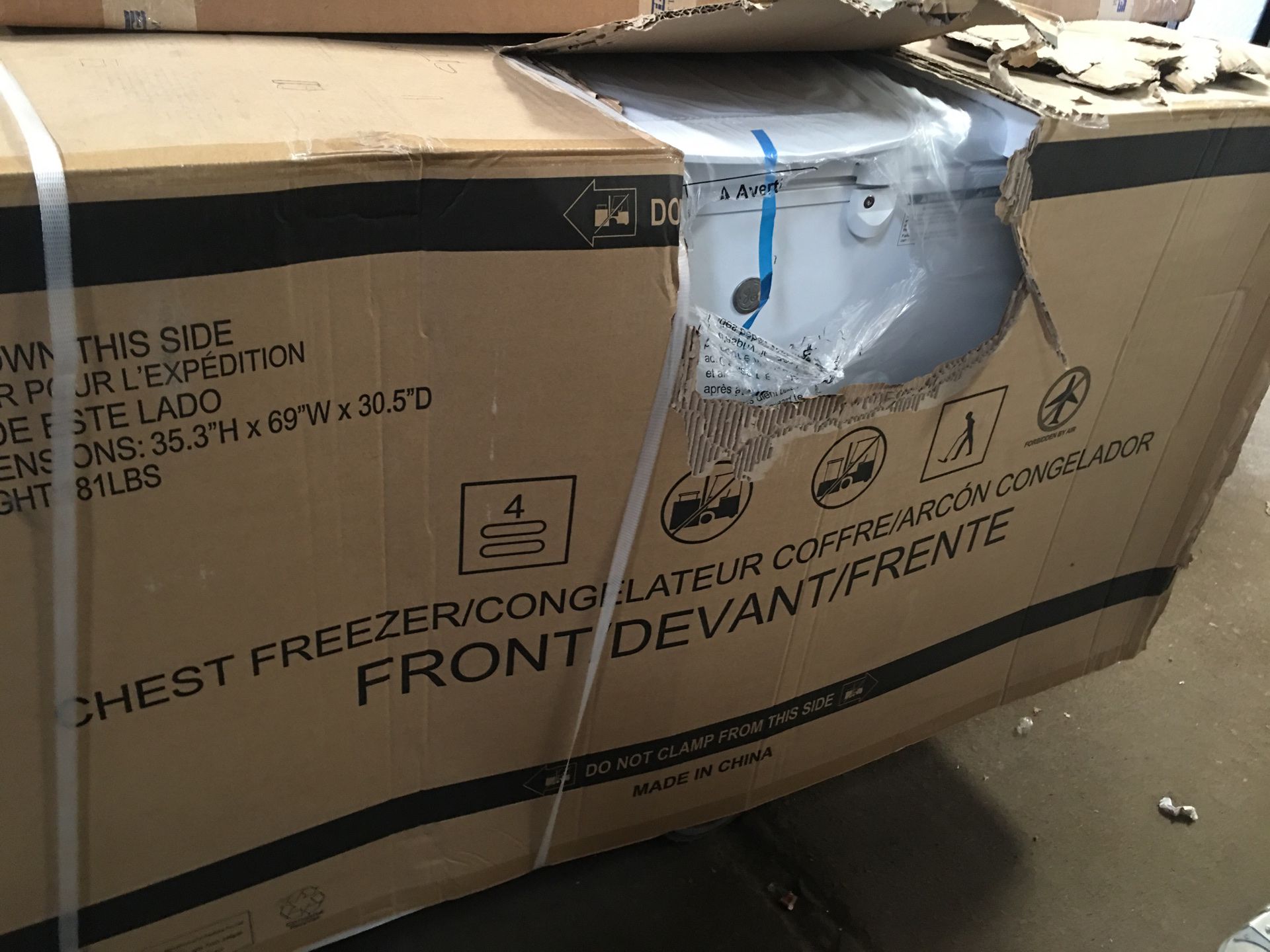 Brand new chest freezer for sale