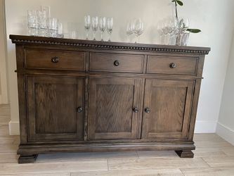 Buffet Table From Millennium By Ashley 62” X 38 1/2 X 19