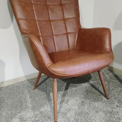 Vegan Leather Armchair 