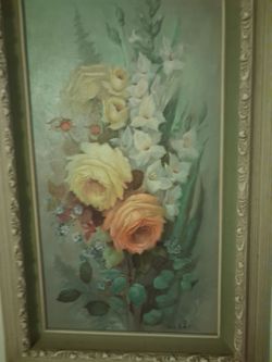 15x30 lola ades signed original vintage oil