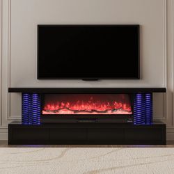 Fire Place Bluetooth/heater/LED