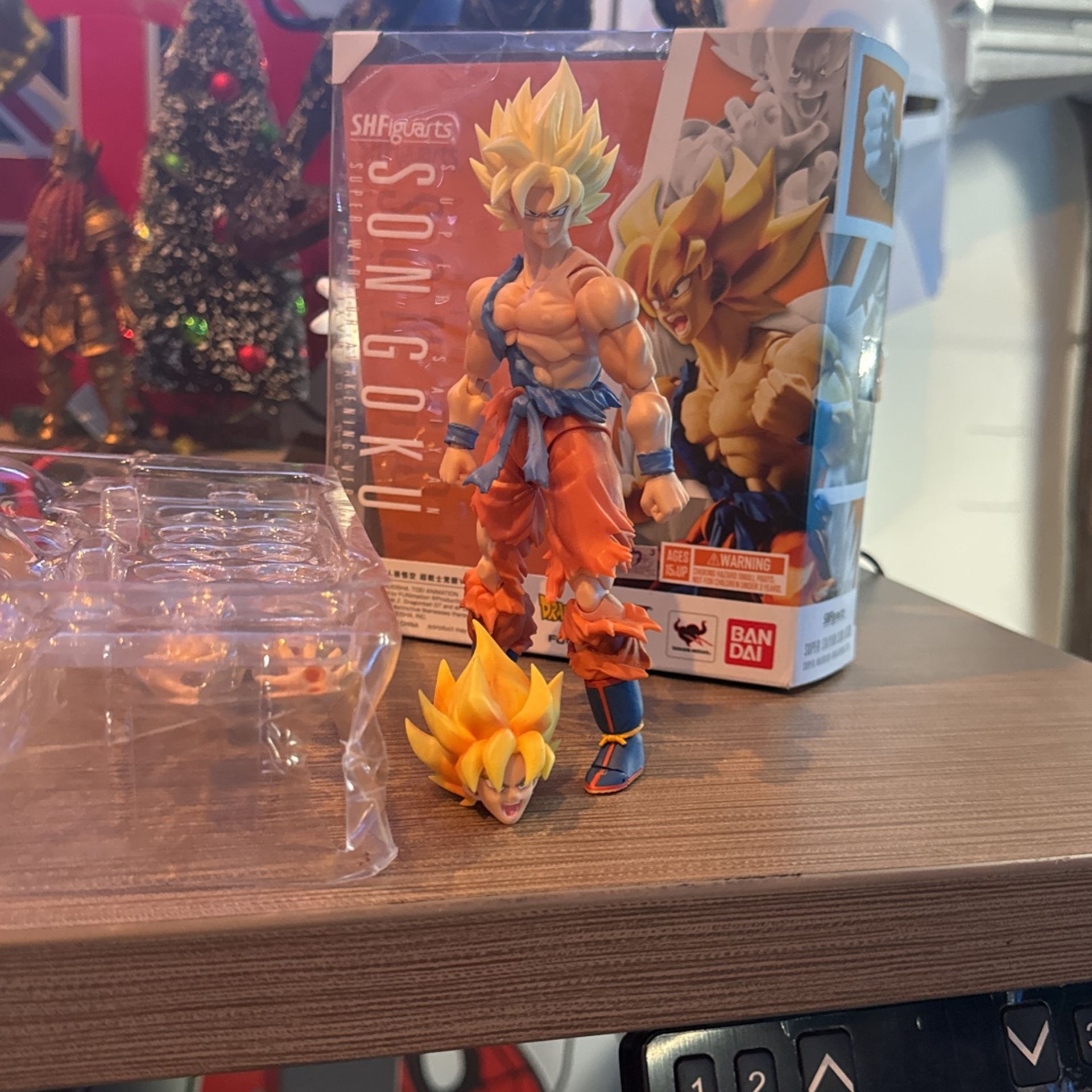 Sh Figuarts Goku Awakening + Custom Head