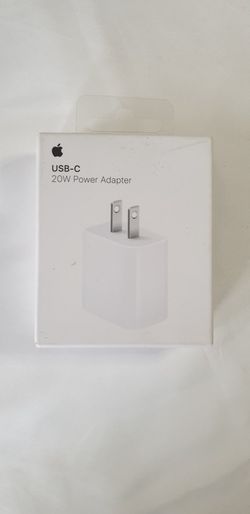 Genuine Apple 20W USB-C Fast Charge Power Adapter for iPhone & iPad