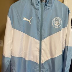 Manchester City authentic 21/22 prematch jacket - Mens large