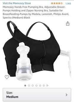 Hands-free pumping bra size medium, adjustable