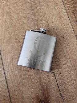 Stainless Steel Hip Flask Engraved Catch
