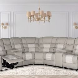 Sectional Sofa With Reclining 