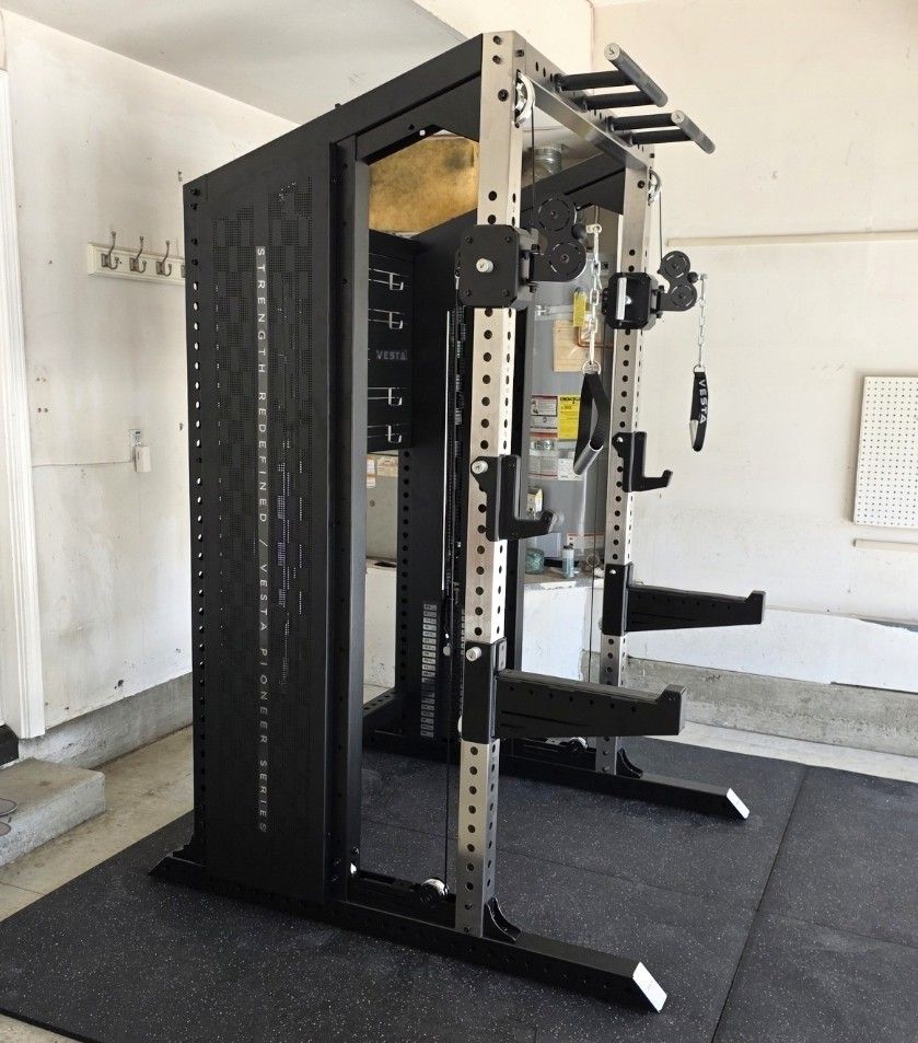 🔥NEW Vesta Pioneer 2in1 / Functional trainer / Squat Rack / 200lbs weight stack / Cable Machine / Gym Equipment / Commercial Grade/ FREE DELIVERY 🚛