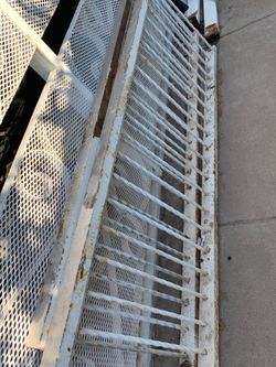 Two pieces Heavy Large scrap metal wrought iron metal