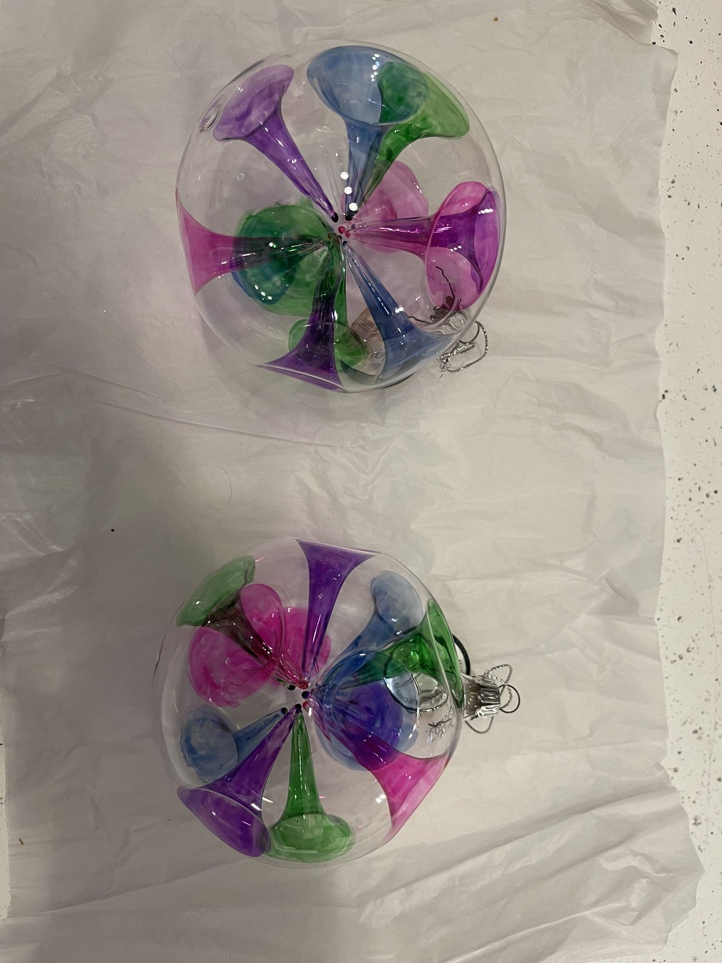 Beautiful Home For The Holidays Vintage New Blown Glass Christmas Ornaments