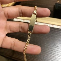 Kids 18k Gold Filled Bracelet  