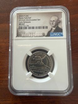 2023 P MARIA TALLCHIEF American Women NGC MS67 EARLY RELEASES