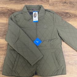 Tommy Hilfiger Women’s Quilted Jacket – Size L