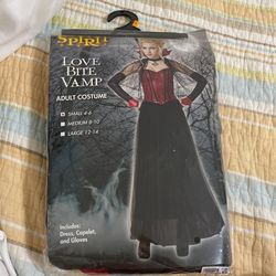 Vampire Costume Adult Small 4-6
