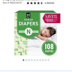 premium newborn diapers