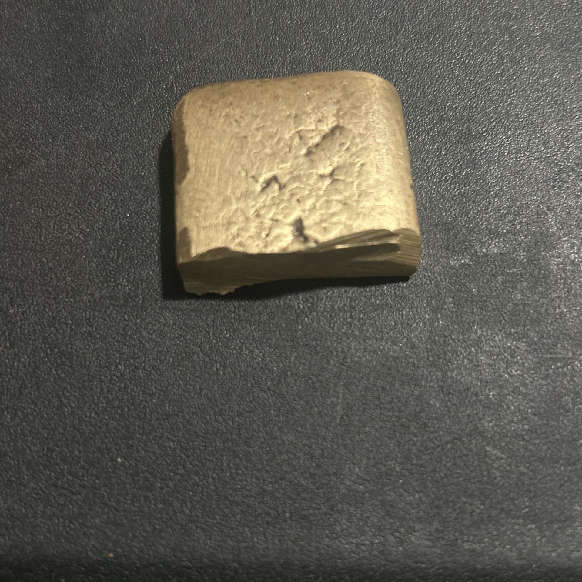 Half Of A Real Gold Bar