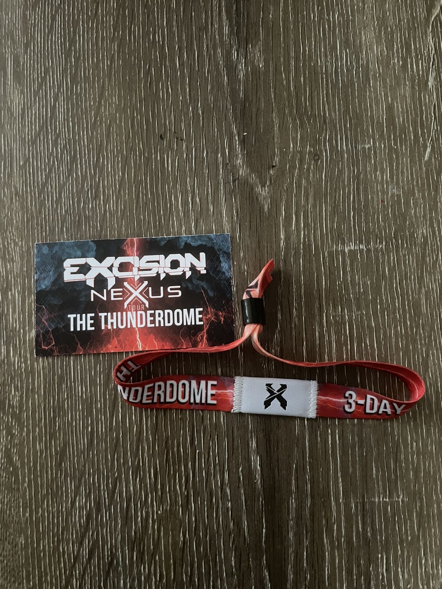 Excision Nexus 3 Day Wristband Pass 