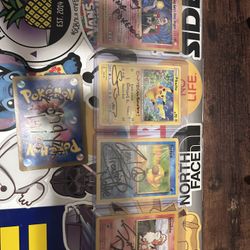 Signed Pokemon Cards 