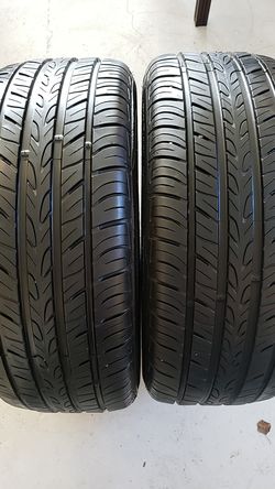 Prime well in good condition 2 tires 235 50 18 90% tread