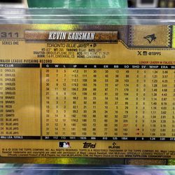 Kevin Gausman 2026 Topps Series 1 Golden Mirror