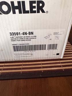 Kohler Elate Centerset Bathroom Faucet Brushed Nickel