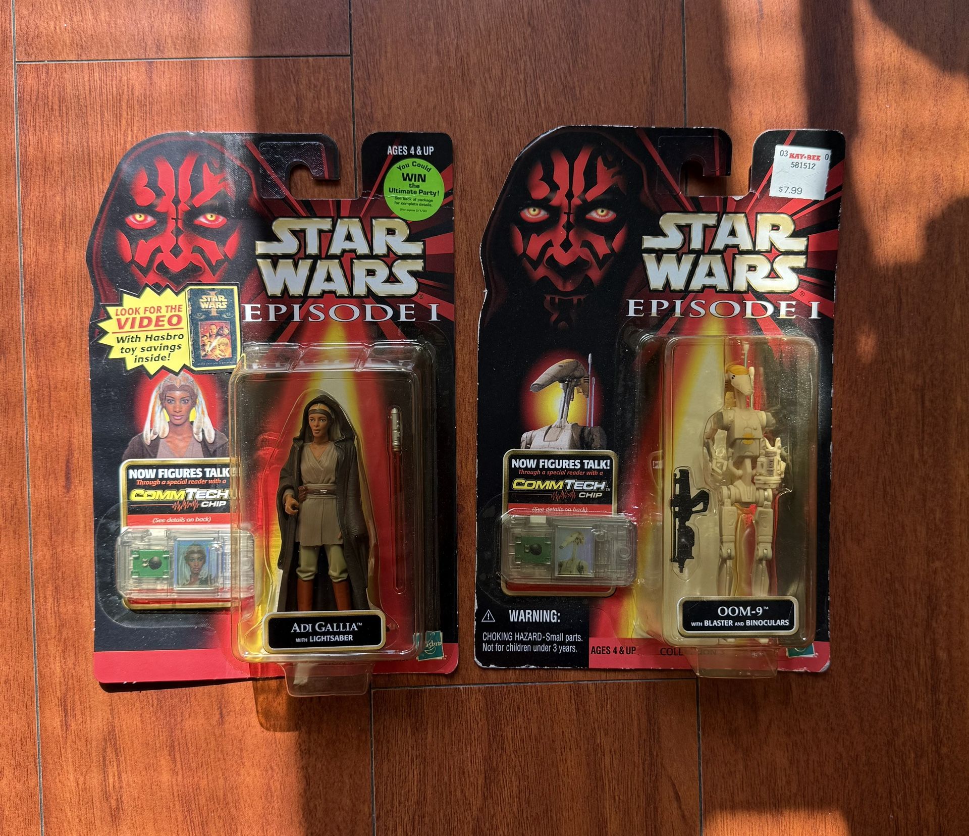 NEW OOM-9 Battle Droid and Adi Gallia figure - Phantom Menace