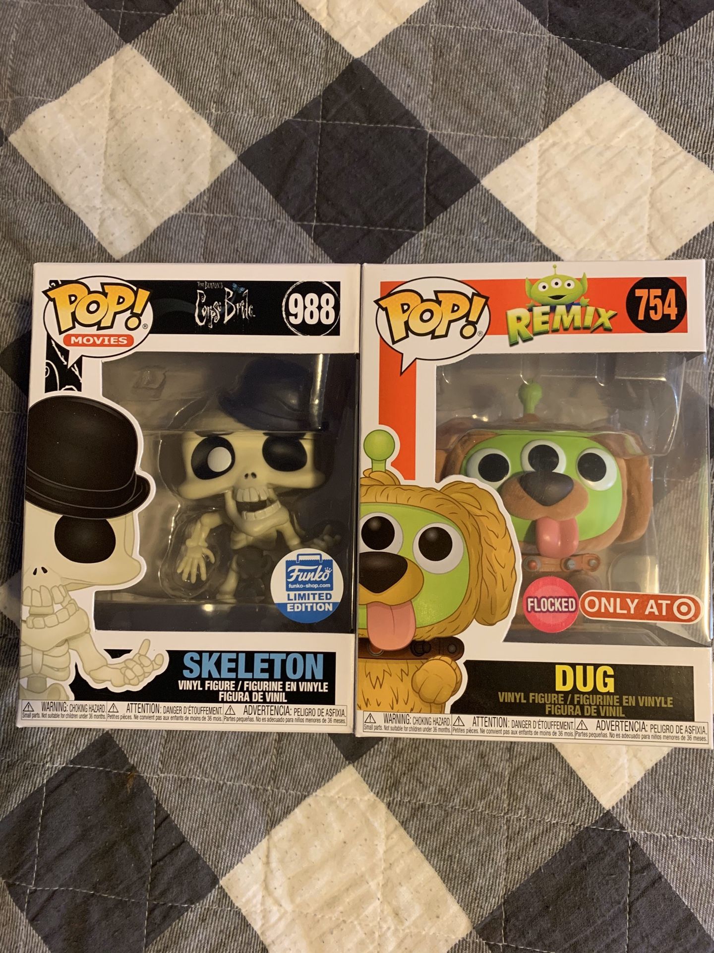 Skeleton and Dug funko pop