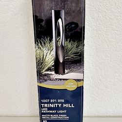 🔥NEW🔥 Trinity Hill 100 Lumen Low Voltage Matte Black Outdoor Path Light