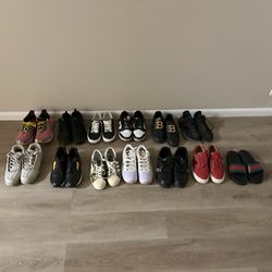Bulk sale  9 pairs  jordan Lv balmain addidas asics pharell