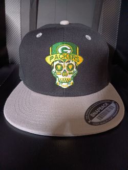 Green Bay Packers Sugar Skull Snapback Hat