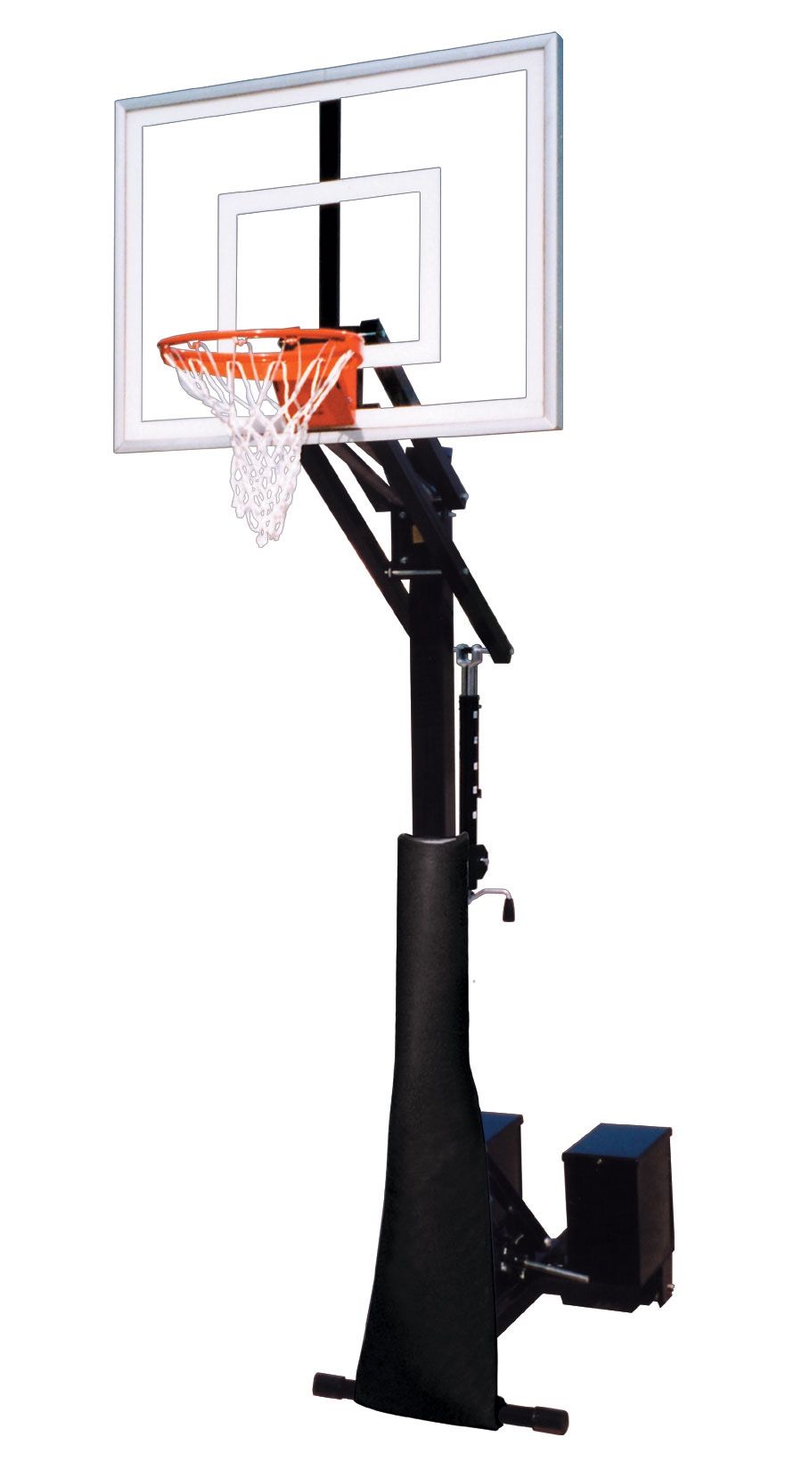 First Team RollaJam Turbo Adjustable Portable Hoop - 54 Inch Glass