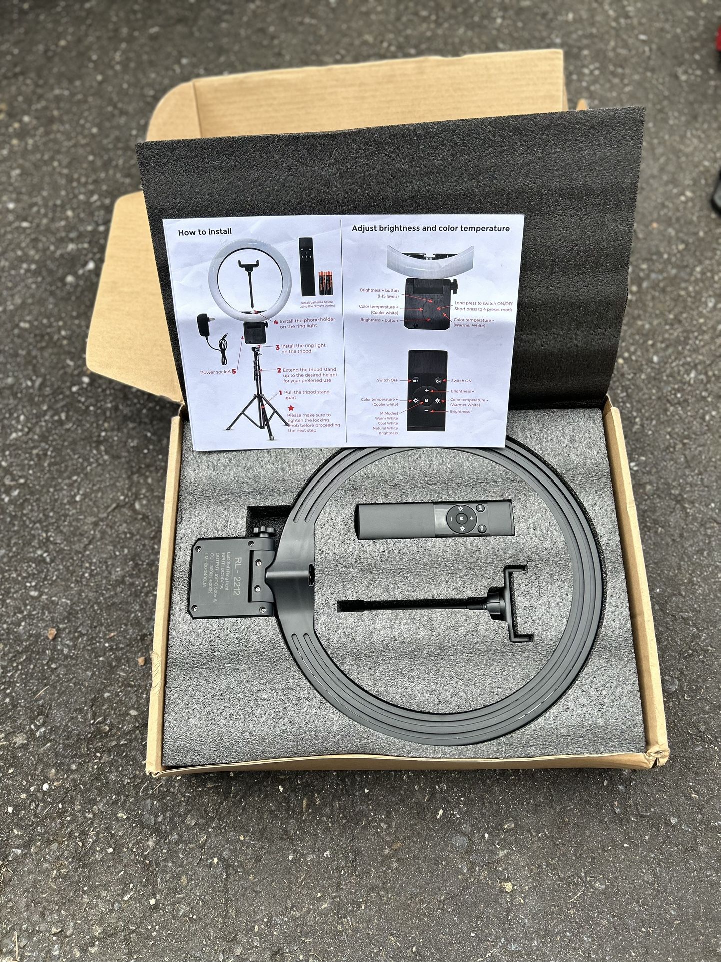 12” Light Ring With Stand