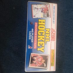 SCORE 1990 NHL Hockey Collector Set Box Premiere Edition Factory Sealed